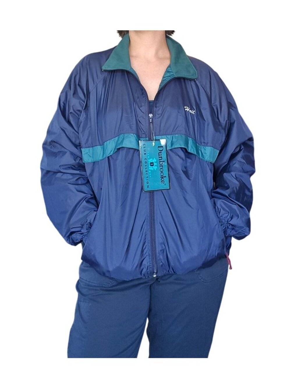 Deadstock Vintage 80s Dunbrooke Club Collection Windbreaker Mens Size XL Gorpcor